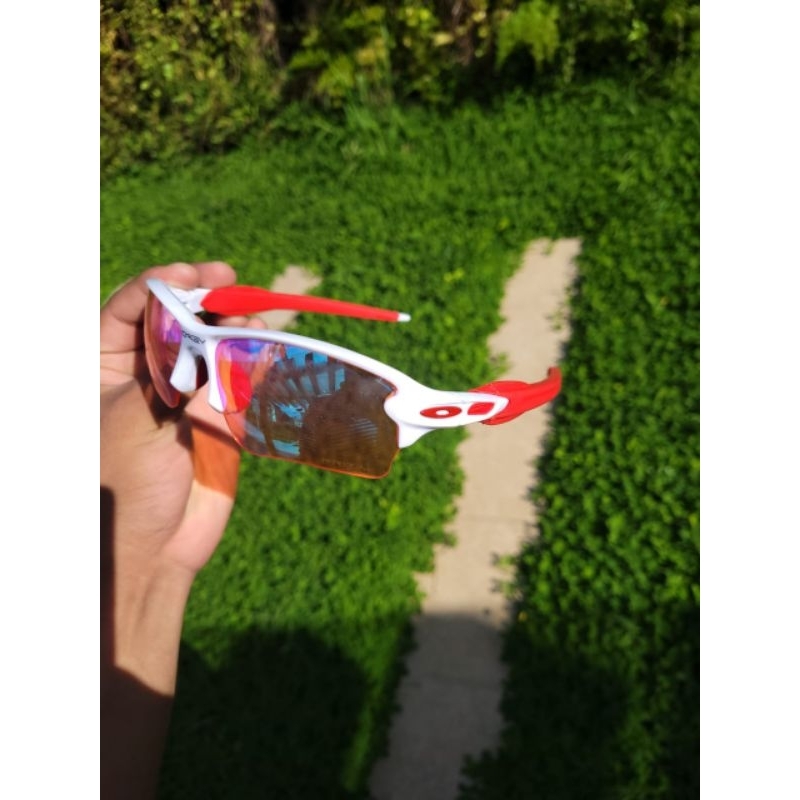 Óculos de sol Flak Jacket 2.0 Mandrake Oakley Preto Rosa 2LZR