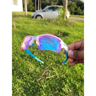 oculos de sol Flak 2.0 Rosa lente prizm b Branca vilão cores novas