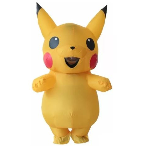 Fantasia Pikachu Infantil Pokemon Completa com Touca P 2 - 4 - Ri Happy