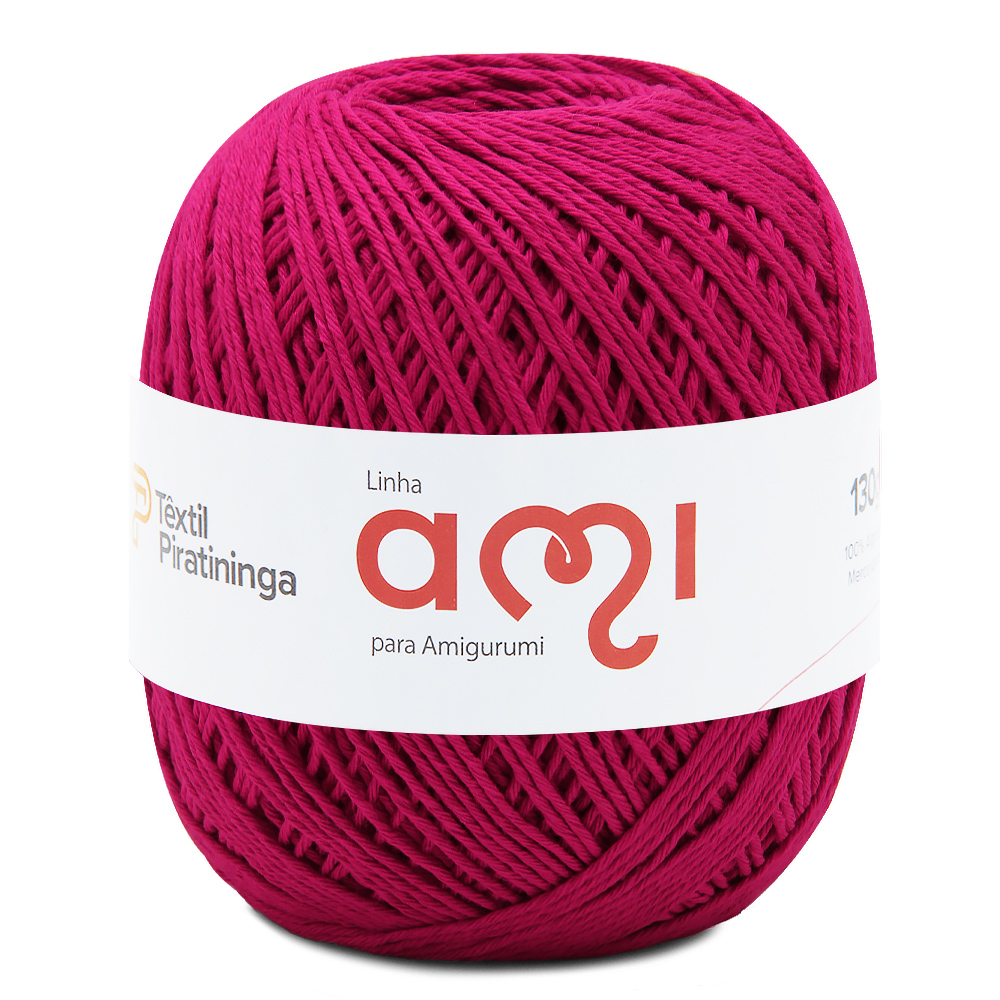 Linha Ami para Amigurumi Têxtil Piratininga 250mts 130g TEX 516