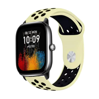 Pulseira De Silicone Furadinha Esportiva Amazfit Gts 4 Mini