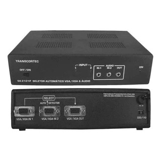 Seletor Automático De Vídeo Vga/wxga Sa-2101p Transcortec