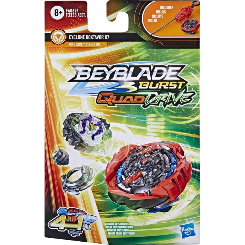Arena Beyblade Burst + Lançador Medidor de Potencia + Kit Elemento X Hasbro