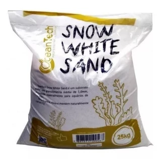 Substrato Snow White oceantech ph7,5 para aquários