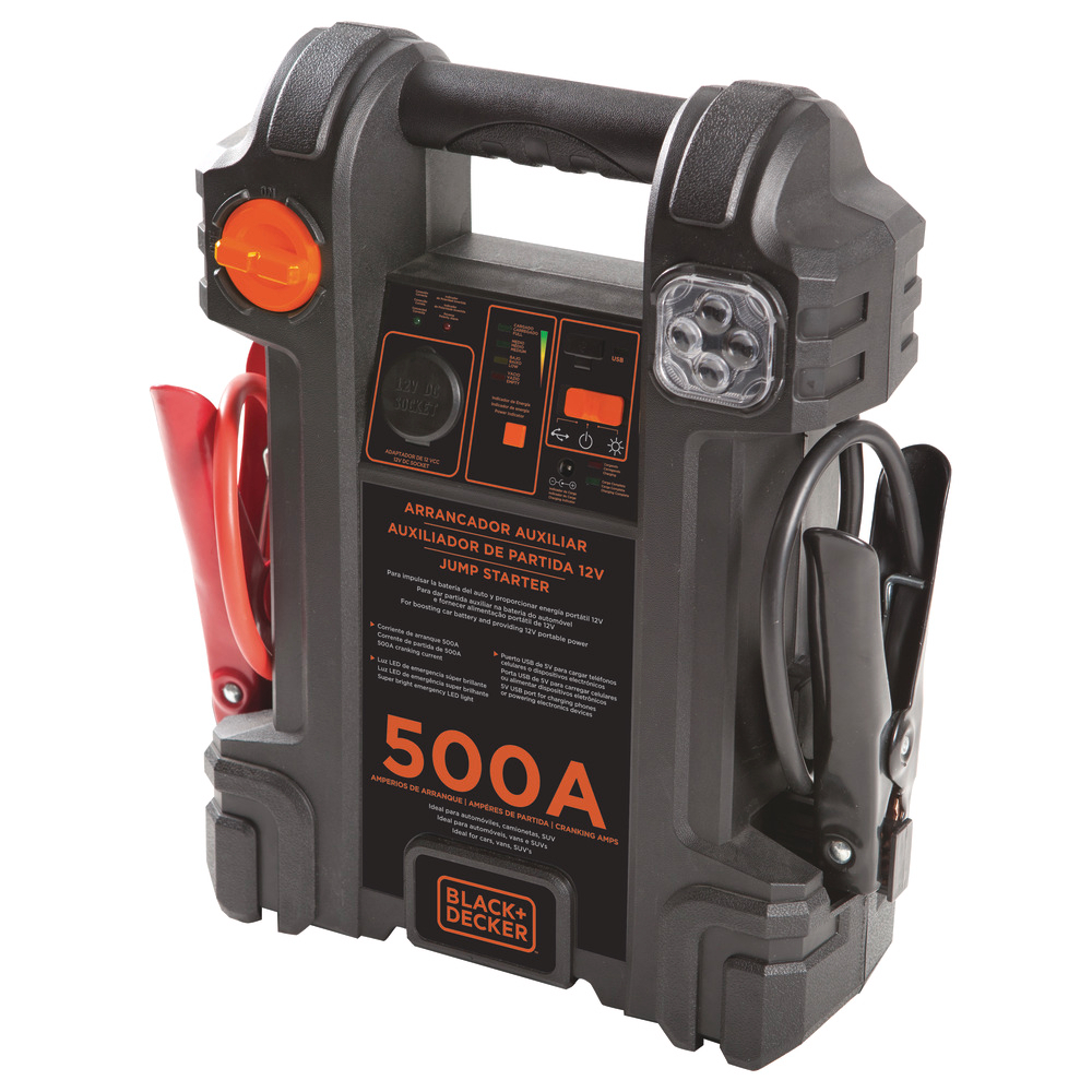 Auxiliar De Partida Black+Decker Bivolt 12V 500a JS500S-BR