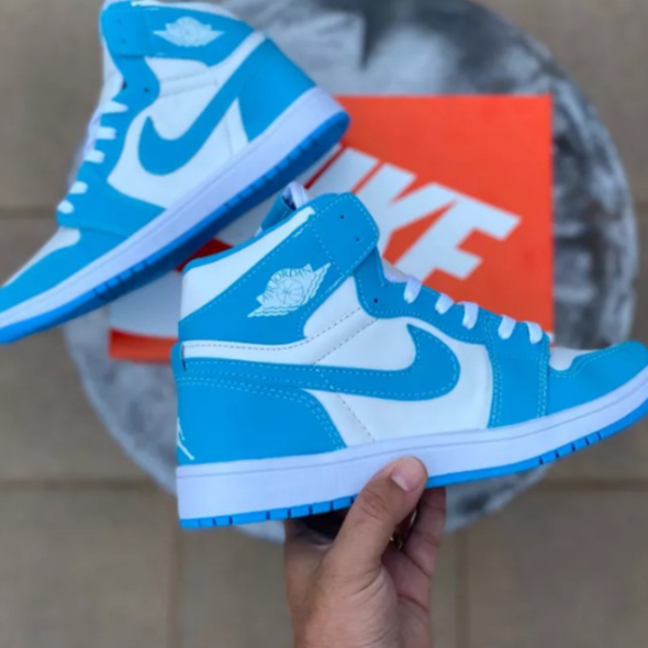 Tênis Bota Cano Alto Basquete 1 Feminino e Masculino Chicago Retro
