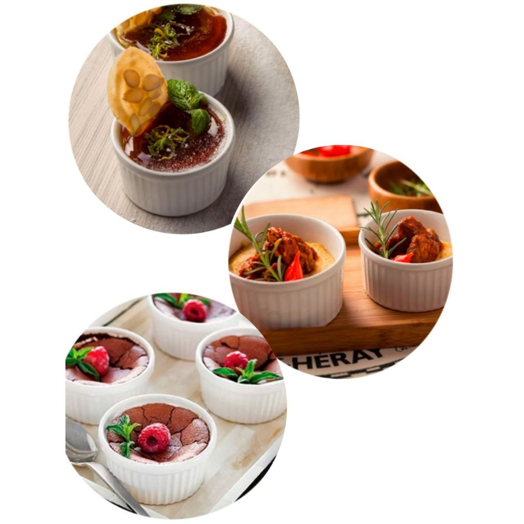 Ramequin 170ml Tigela Ketchup Molho Para Tabua Guacamole