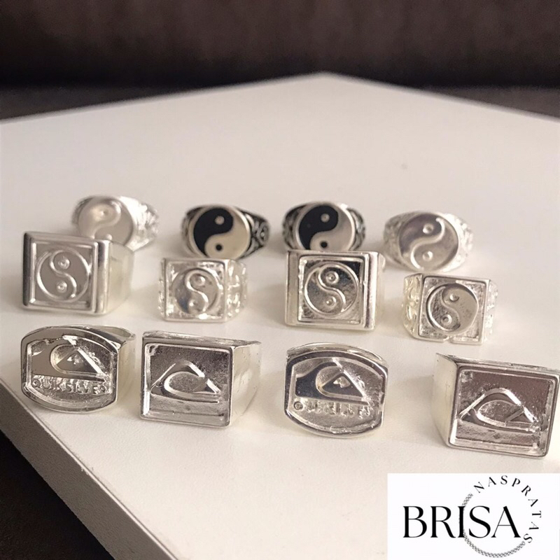 Compre 1 e leve 2 /Dedeira mandrake prata nacional mista 925 anel masculino.