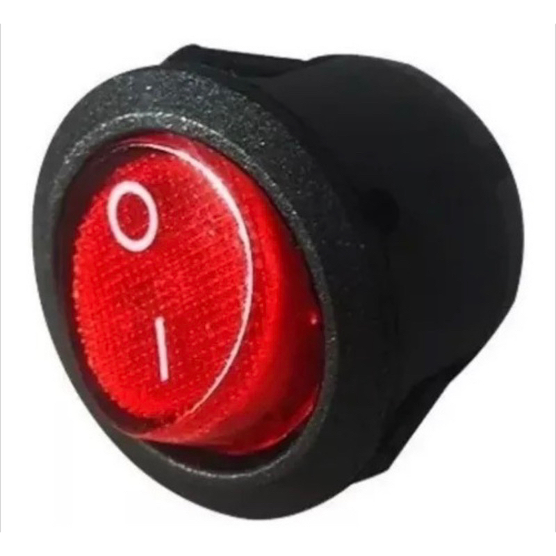 Interruptor Momentáneo Redondo Grande – Diámetro 4.5 Pulgadas, Tipo SPDT, Para Proyectos Eléctricos