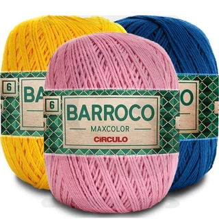 Barroco Max Color 400gr - Fio 6 100% Algodão em Oferta na Shopee