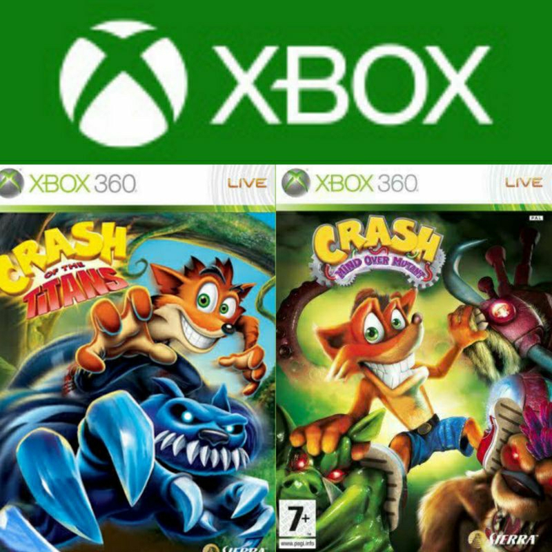 Crash Jogos de Xbox 360 desbloqueado com capinha e encarte | Shopee Brasil