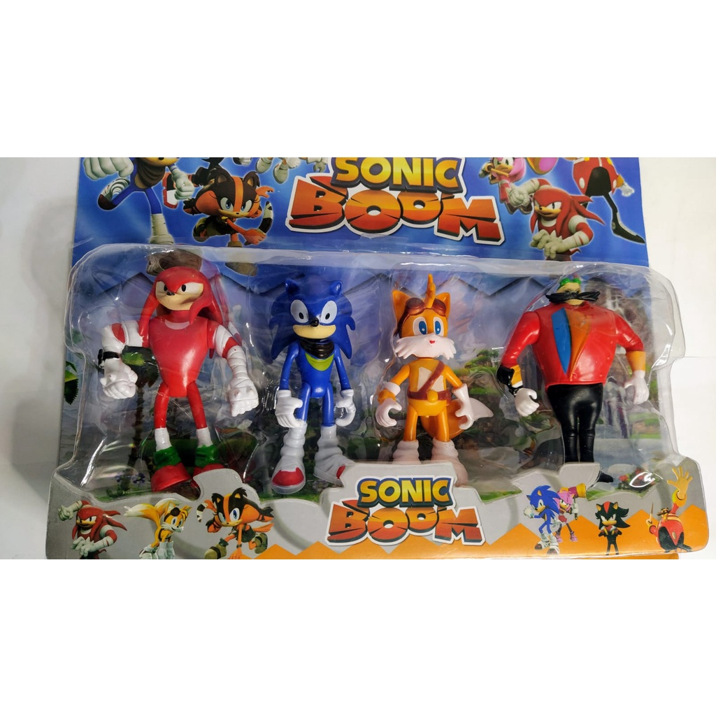 Action Figure Sonic Boom Lançamento 6 Bonecos Pronta Entrega