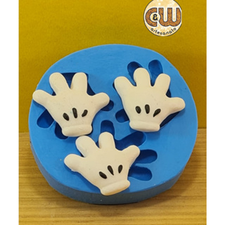 Molde Silicone Luva Mickey c/3 Confeitaria e Artesanato - Festa