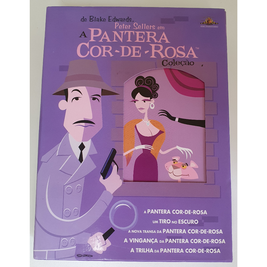 DVD Coleção A Pantera Cor - de - Rosa - D0002 | Shopee Brasil