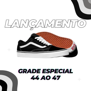 Tênis Casual Sapatênis Masculino Numeração Especial 44 45 46 47