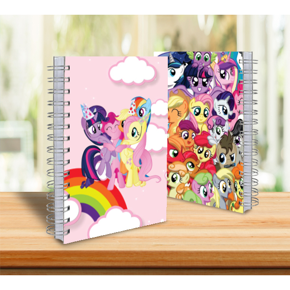 Kit Escolar My Little Pony Caderno Universitário 100fls + Caderno de Desenho