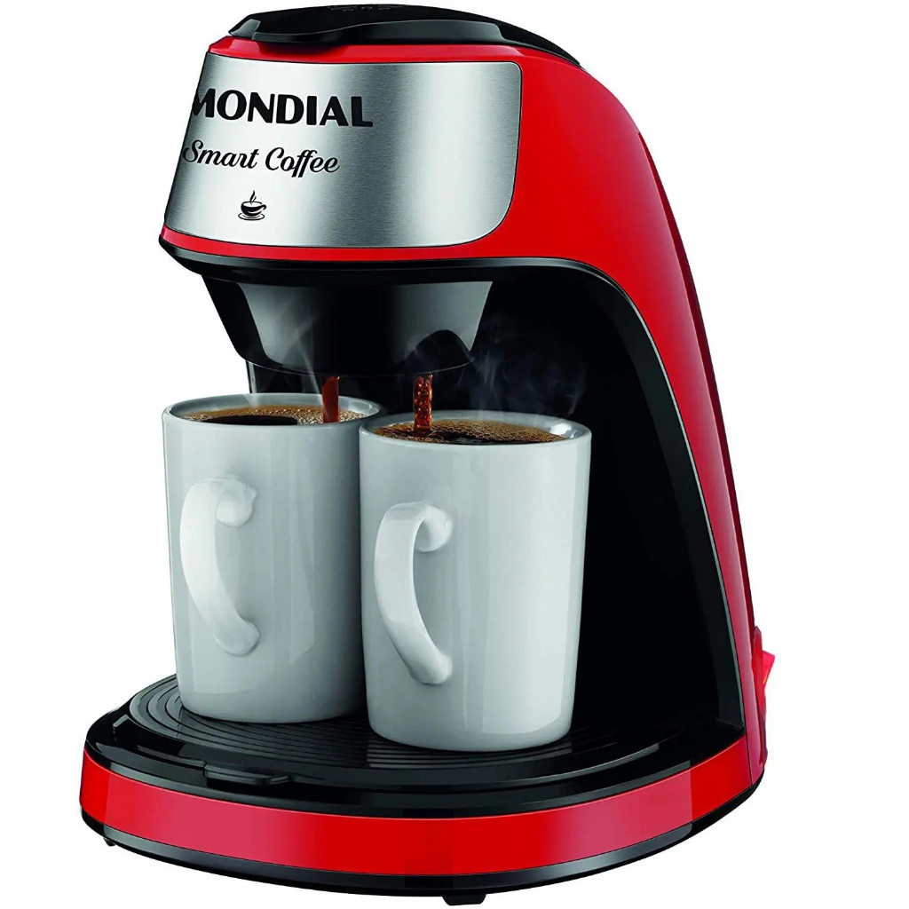 Cafeteira Elétrica Dolce Arome Inox 30 Xícaras Preto/Inox 110V - Mondial