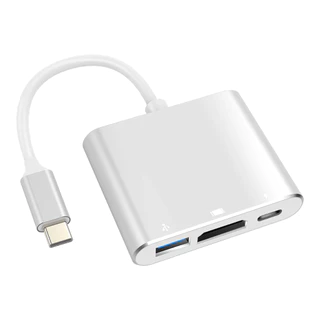 Adaptador USB C para HDMI Battony com saída HDMI 4K, porta USB C, carregamento rápido e compatível com dispositivos Apple. SusStore