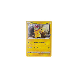 Cartinha Pokémon Pikachu e Hatenna Escuridão Incandescente - Copag