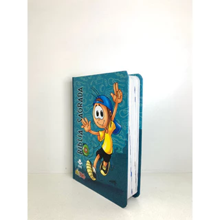 Bíblia Sagrada Infantil Ntlh Capa Dura Mig & Meg Meninos Azul