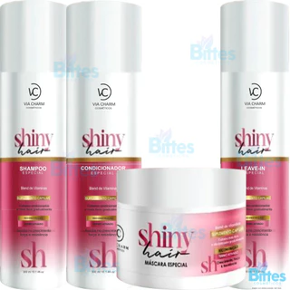 KIT RECONSTRUÇÃO VIA CHARM COSMÉTICOS SHINY HAIR