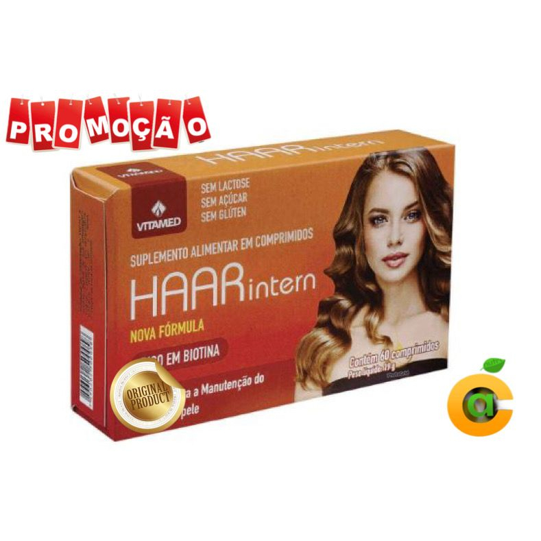 Haar Intern Polivitaminico Para Tratamento Capilar 60 Comprimidos