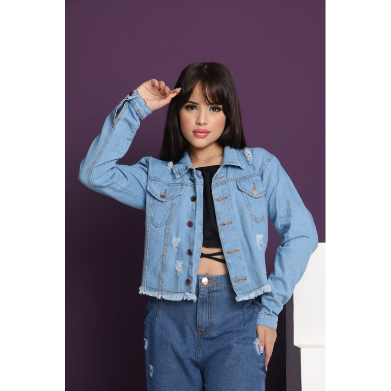 Jaqueta cheap jeans juvenil