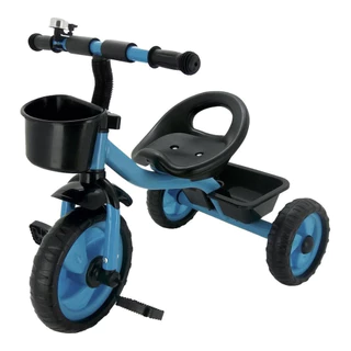 Triciclo Velotrol Infântil Escolar Luxo Criança C/ Buzina e Cesto Empurrador / Apoiador Menino Menina