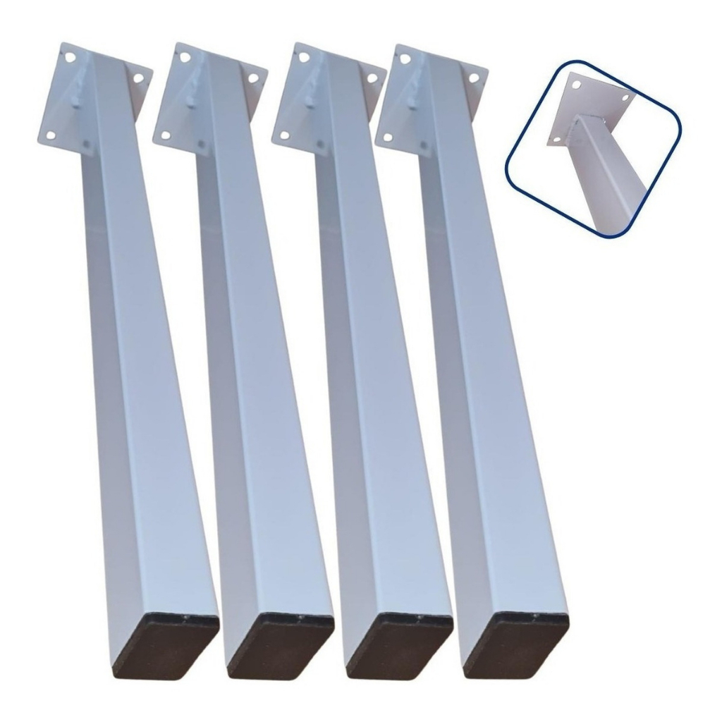 Suporte para Pia de Parafusar de 50cm 2un Grapa Bancada Granito com Kit mão Francesa Suporte