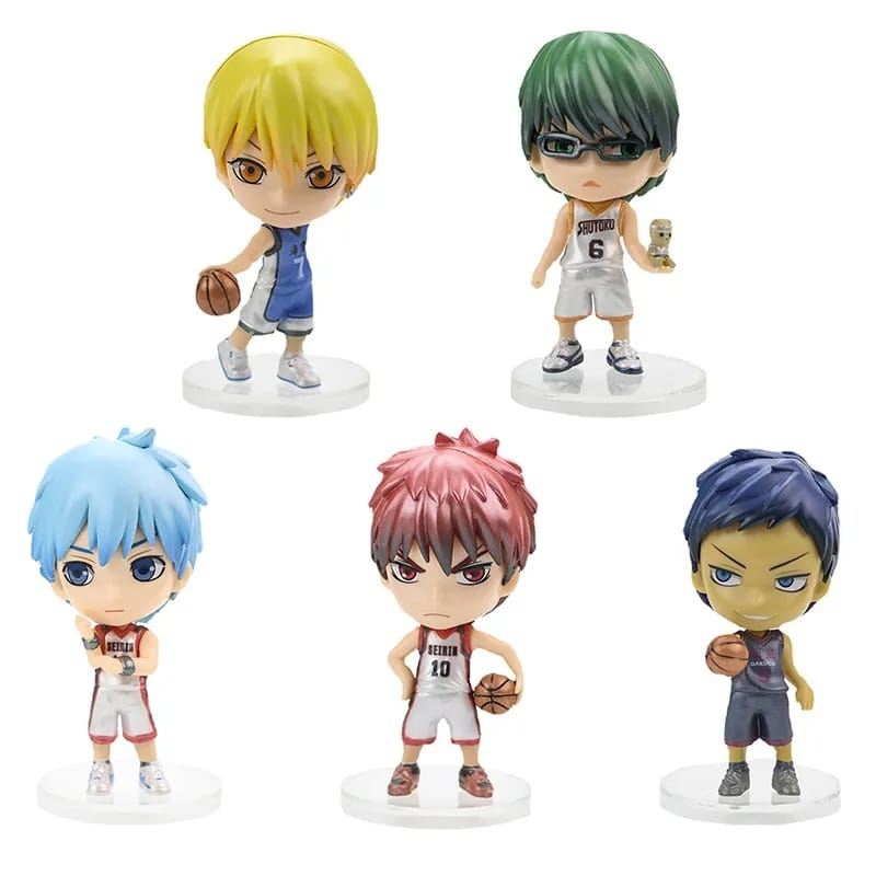 Basquete Q Versão Figura de Kuroko, Mini Modelo de PVC