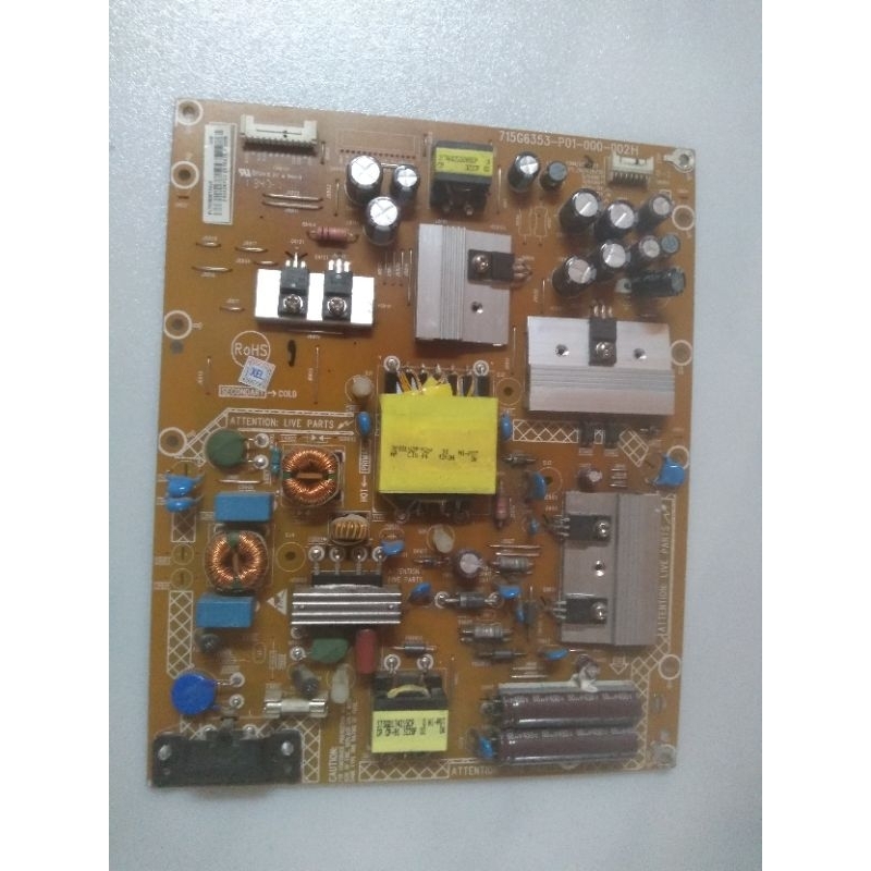 Carte Alimentation (alim) D'occasion Pour TV Philips 42PFH5209/88 - Réf. 715G6353-P01-000-002H