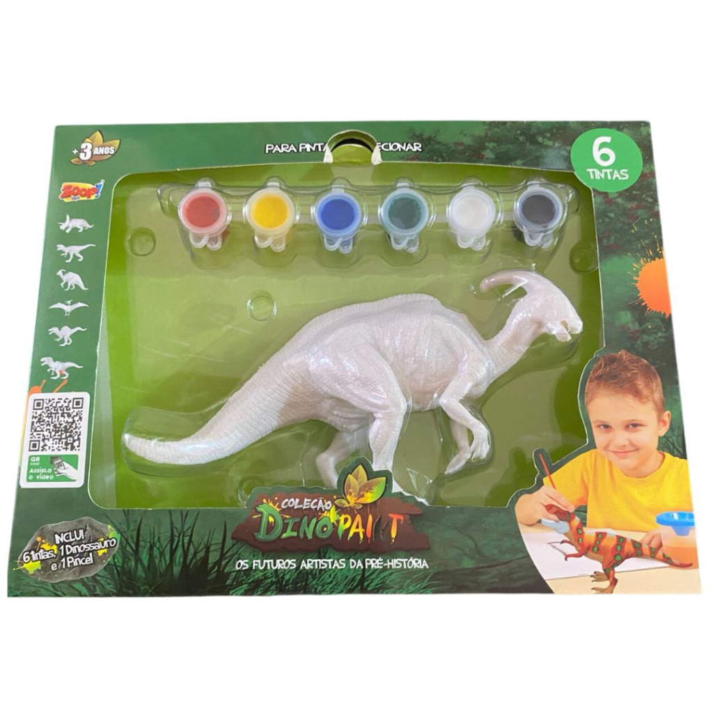 Dinossauro Para Colorir Pintar Infantil Dino Paint Menino Menina