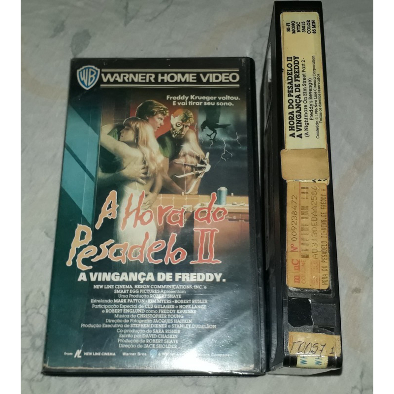 Vhs A Hora Do Pesadelo 2 Shopee Brasil