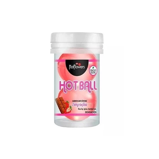 Bola Explosiva Íntima de Placer Hot Ball Plus Doble Hot Flowers