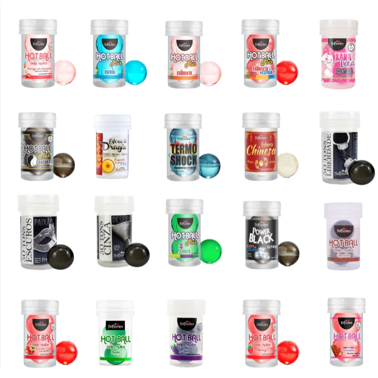 Bola Explosiva Íntima de Placer Hot Ball Plus Doble Hot Flowers