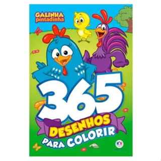 01 - Livro Infantil 365 Desenhos Para Colorir Galinha Pintadinha em Oferta na Shopee