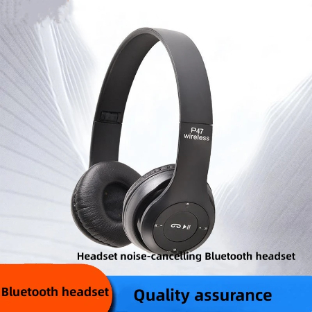 P47 Fone De Ouvido Bluetooth Sem Fio Jogo Música Estéreo Para