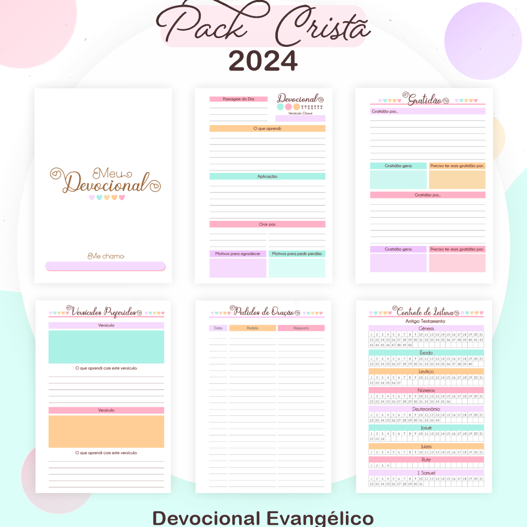 Miolo Impresso de Devocional 2024 Colorido A5 Shopee Brasil