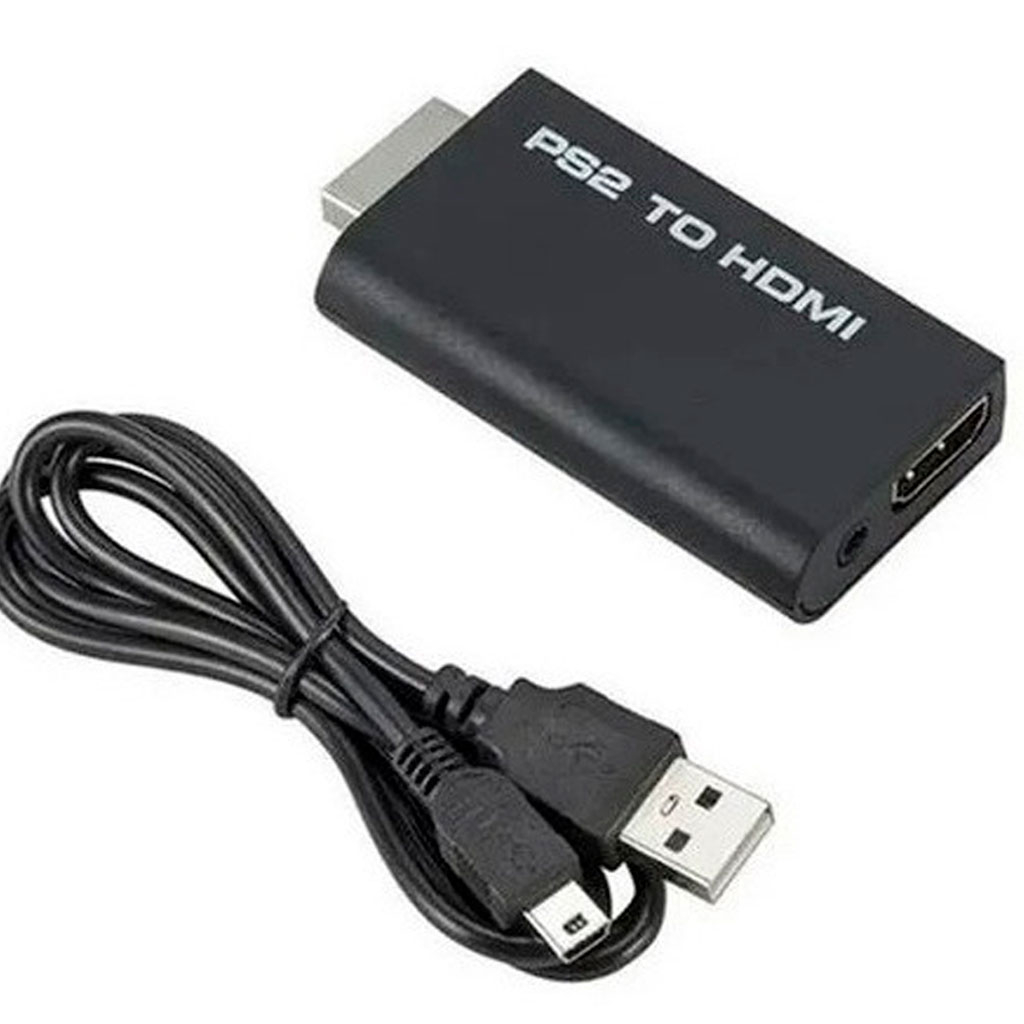Adaptador Conversor Ps2 Audio Vídeo Av Para Cabo Hdmi -Estoque no Brasil- Jorge