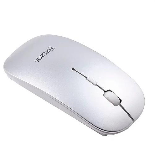 Mouse Sem Fio Wireless Bluetooth Win Mac Linux Ios Android Hs