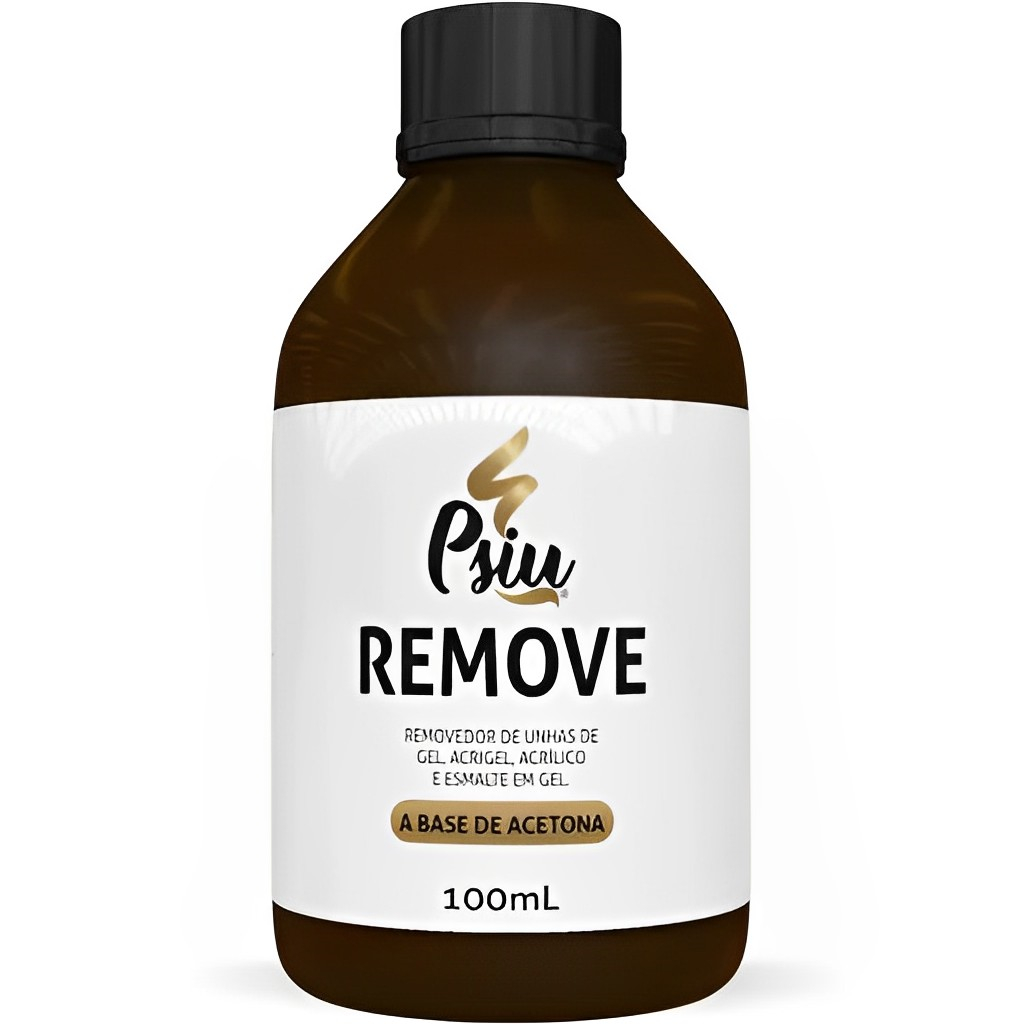 Psiu Remove Gel Acrigel Acrílico E Esmalte Em Gel 100 Ml | Shopee Brasil