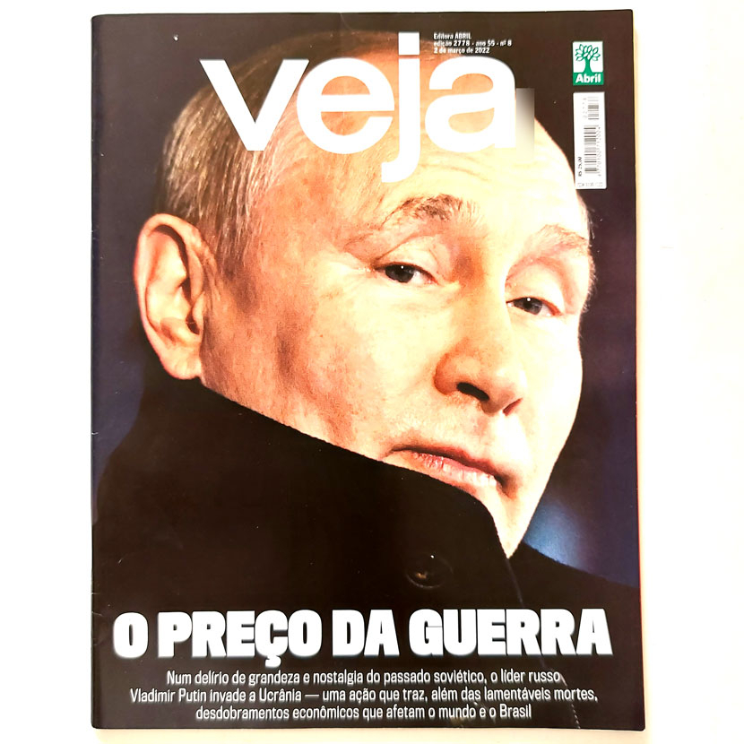 Revista Veja 2778 2/3/2022 Preço Da Guerra Ucrânia Putin S2