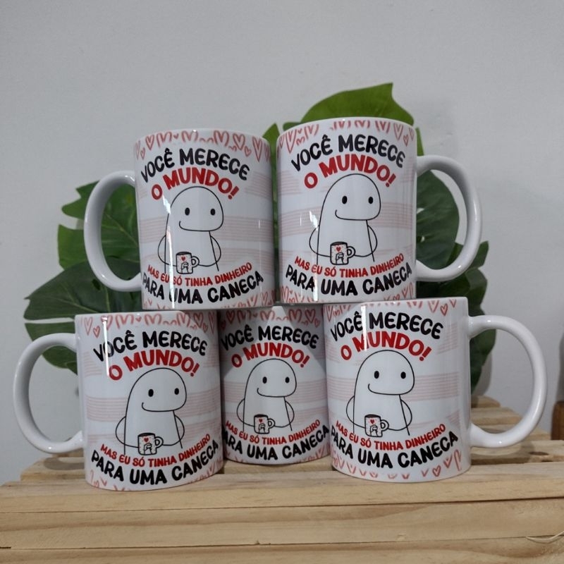 CANECA FLORK MEME VOCE MERECE – Gi Flores