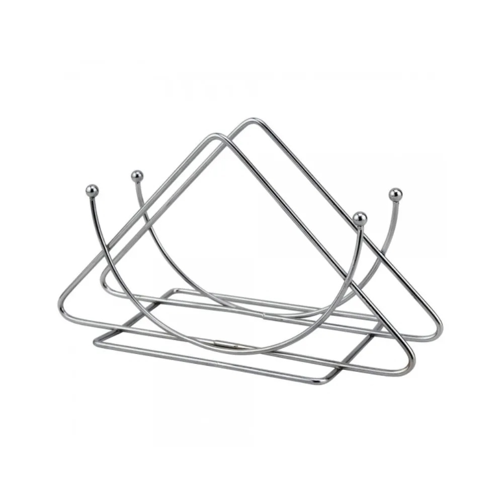 Porta Guardanapo Suporte de Metal Triangular de Mesa