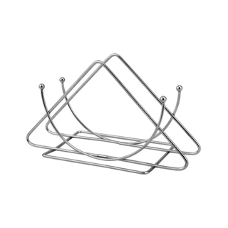 Porta Guardanapo Suporte de Metal Triangular de Mesa