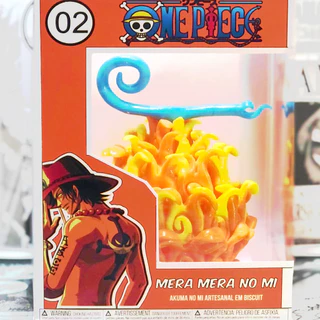 Action Figure -Akuma no mi - Mera Mera No Mi + Caixa - One Piece