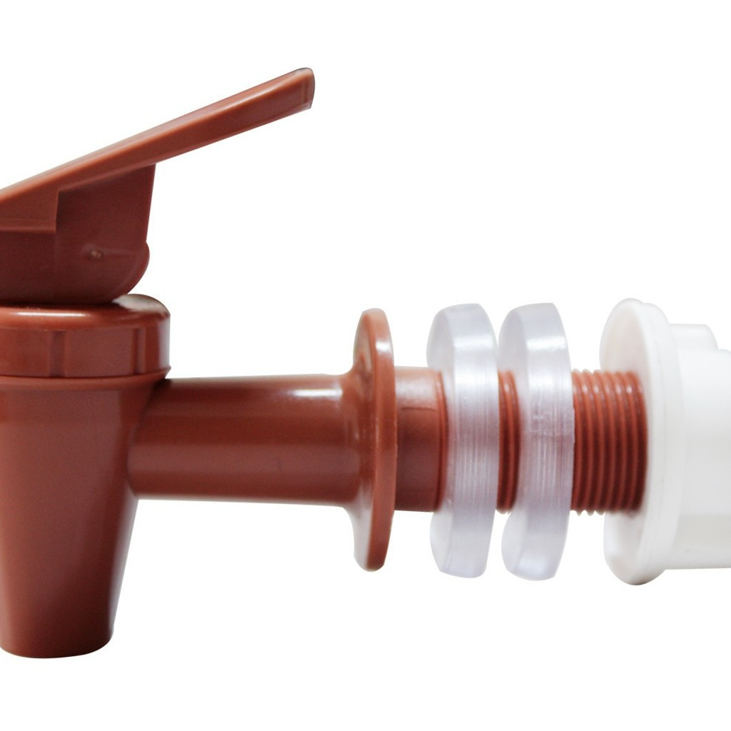 Torneira FIltro de Barro ou Plastico Universal Marrom