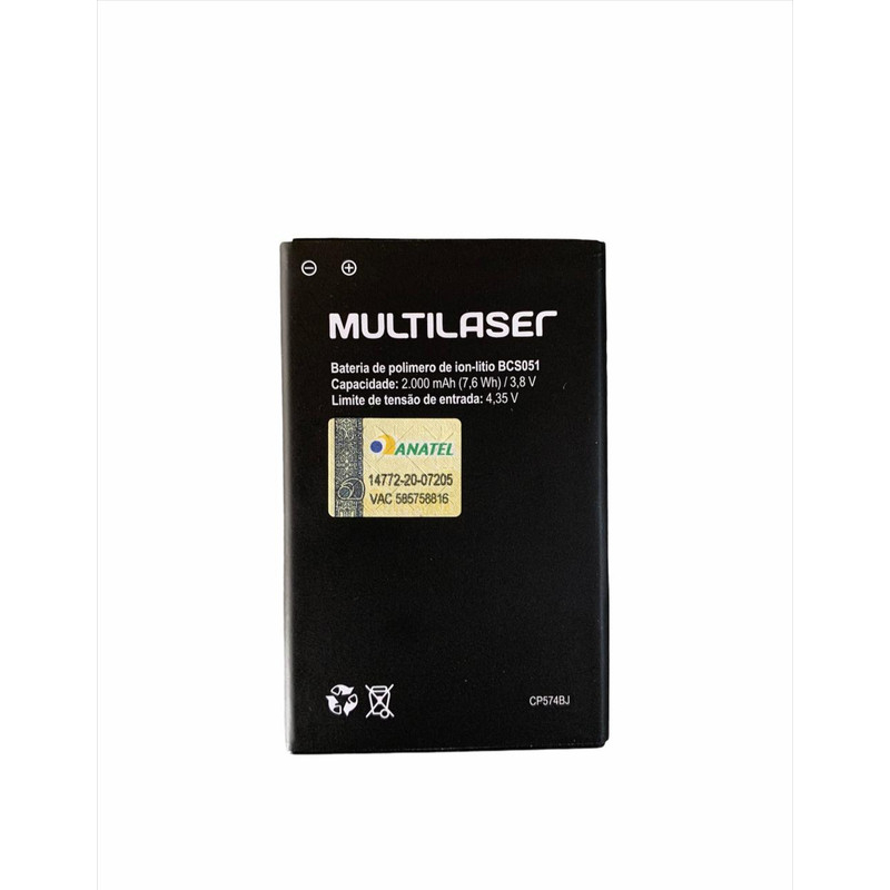 B-a-t-e-r-i-a Bcs051 Para Multilaser MS50L P905 Original Envio Hoje Com Nota Fiscal