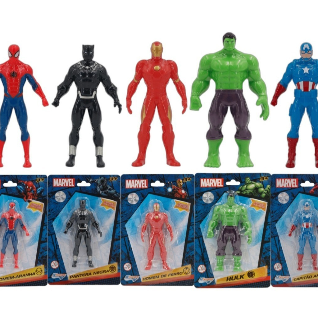 Boneco Brinquedo Vingadores Original coleção marvel