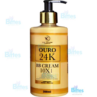 FINALIZADOR BB CREAM 24K VIA CHARM COSMÉTICOS 10 EM 1 CAPILAR